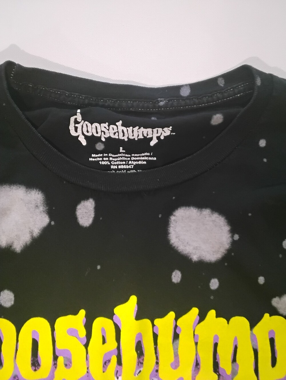 Goosebumps T-shirt Mens Large The Haunted Mask Graphic 90s Retro Tee - Picture 6 of 6
